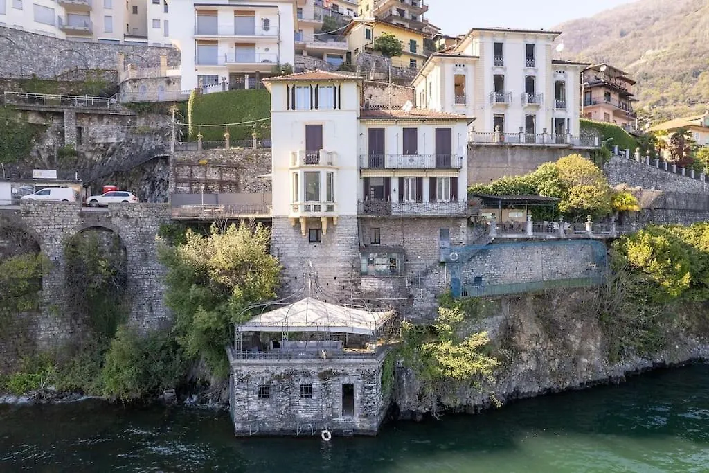 公寓 Storica Villa Sul Lago Di Como Con Darsena Privata 阿尔杰尼奥 意大利